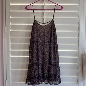 Flowy paint spatter dress